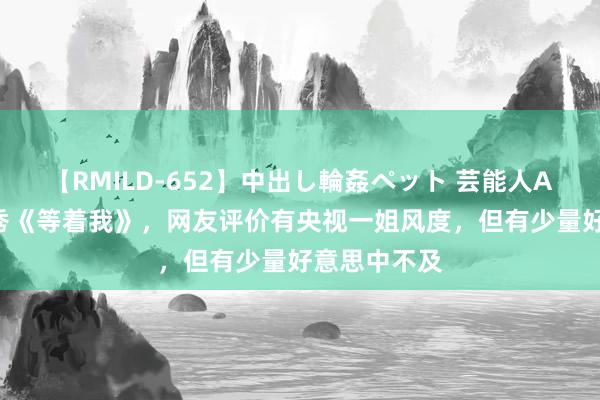 【RMILD-652】中出し輪姦ペット 芸能人AYA 龙洋首秀《等着我》，网友评价有央视一姐风度，但有少量好意思中不及