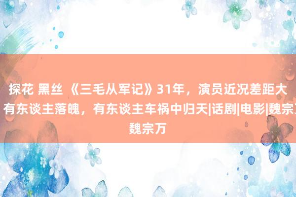 探花 黑丝 《三毛从军记》31年，演员近况差距大，有东谈主落魄，有东谈主车祸中归天|话剧|电影|魏宗万